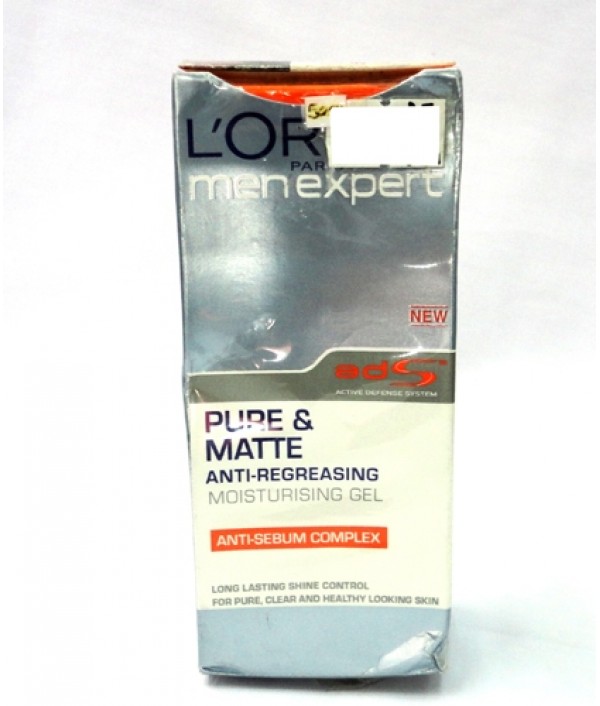 l'oreal men expert pure and matte moisturiser